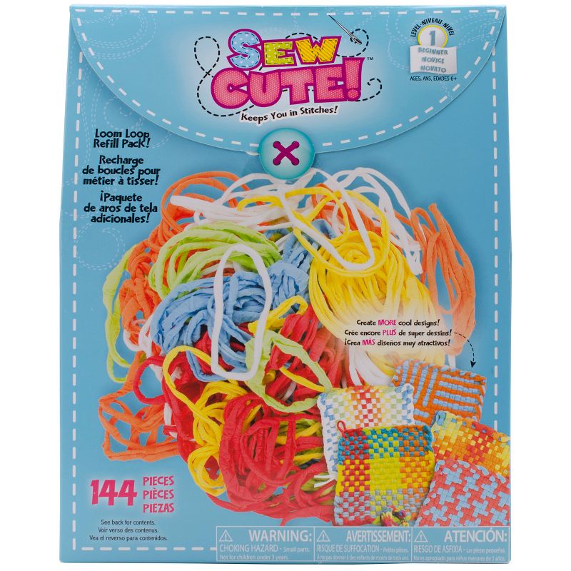 Colorbok Sew Cute! You Design It Loom Loop Refill Kit-Assorted, 1 of 3