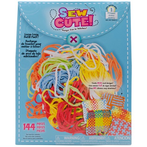 Colorbok Sew Cute! You Design It Loom Loop Refill Kit-assorted