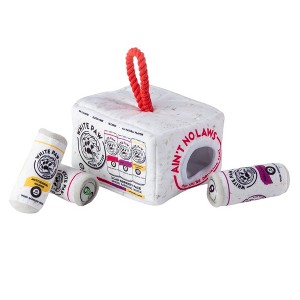 Haute Diggity Dog White Paw Grrriety Pack -  Plush Dog Toy Activity House - 1 of 4