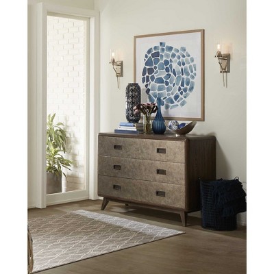 Brushed Nickel 19.25" Wall Sconce with Clear Glass Shade