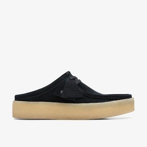 Clarks Originals Mens WallabeeCup Lo Black Suede Shoes 8.5 Medium