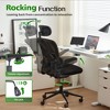 XIZZI Ergonomic Office Chair Mesh Chairs with Tilt Lock & Wide Cushion, High Back Home Desk Chair with Adjustable Headrest & Flip-Up Arms - 4 of 4