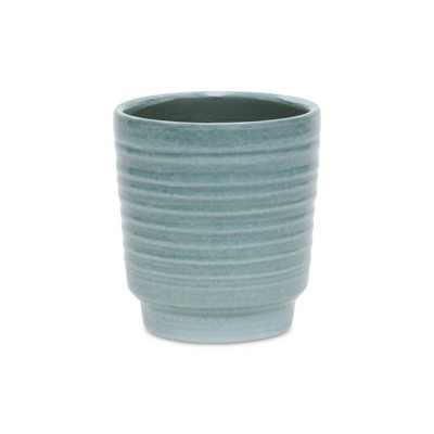 Cheung's Celadi Green Rippled Ceramic Pot - X-Large