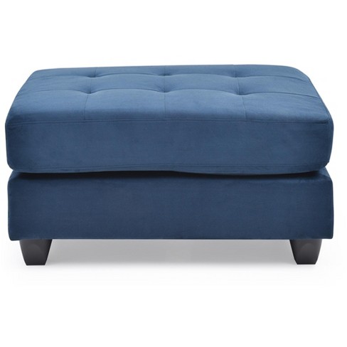 Navy blue ottoman target deals