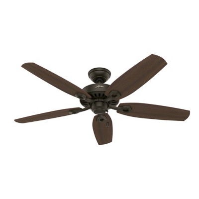 52'' New Bronze Ceiling Fan with LED Light and Reversible Blades