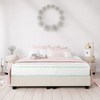 NicBex 9 Inch Medium Tight-Top Hybrid Aloe Vera Foam Encased Mattress for a Cool Sleep,Fiberglass Free,White+Green - 2 of 4