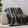Itopfox Faux Fur Throw Blanket, 1000GSM Fluffy Soft Bubble Blanket for Couch Bed, Cozy Plush Warm and Thick Fuzzy Rabbit Lola Throw - 3 of 4