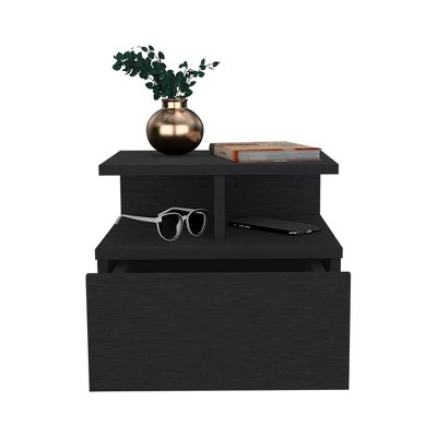 NicBex Floating Nightstand,  Modern Night Stand with 1 Drawer, Wall Mounted Nightstand for Bedroom