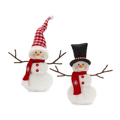 Melrose Plush Snowman Shelf Sitter (set Of 4) : Target