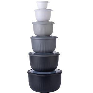 COOK WITH COLOR DEEP MIXING BOWLS WITH LID 12 PIECE - 1 of 4