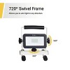 6-Pack 1200 Lumen LED Portable Work Light with H-Stand for Detailed Tasks in Workshops, Garages, or on Job Sites - 3 of 4