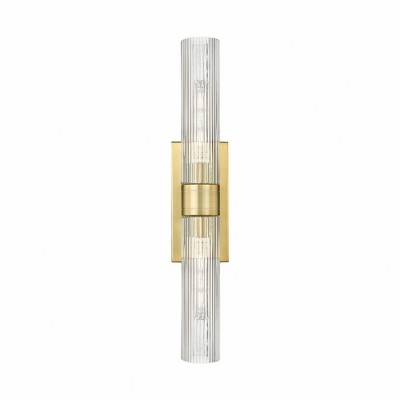 Ballston Urban - 2 Light Bath Vanity In Art Deco Style-3 Inches Tall and 24 Inches Wide