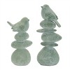 Bird on Rock Stack Figurine (Set of 4) - 3 of 3