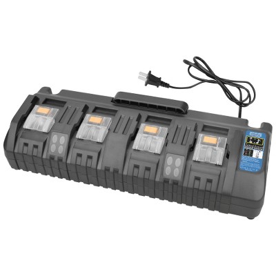 Banshee 4-Port Battery Charger DC18SF Compatible with 14.4V-18V Lithium-Ion Batteries BL1850 BL1830 BL1840 BL1860
