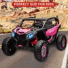 Kids Ride On UTV Car, two-seater with remote control, four-wheel drive off-road capability, spring suspension – a perfect gift for children. - 3 of 4