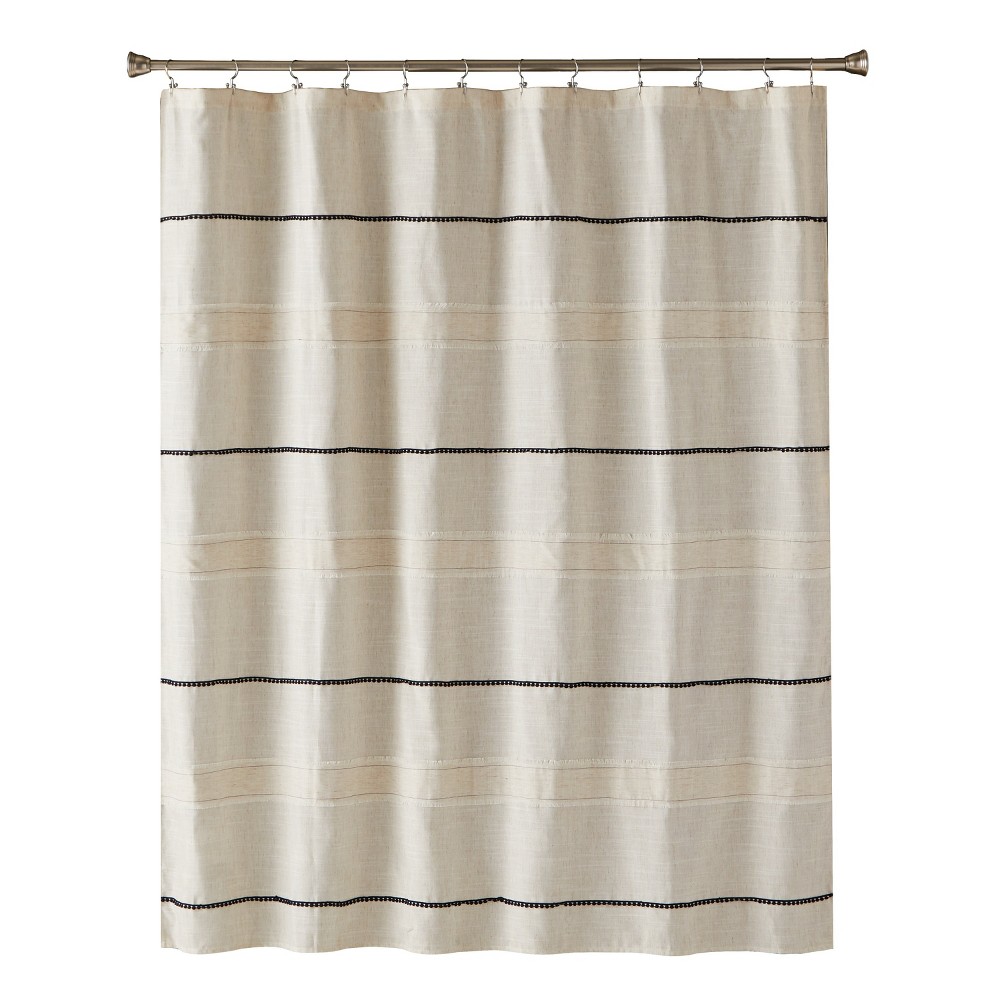 Photos - Shower Curtain Frayser  Linen - Saturday Knight Ltd.