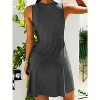 Imily Bela Elegant V Neck Knot Front A Line Tank Dress Summer Casual Comfort - 4 of 4