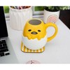 Silver Buffalo Sanrio Gudetama 3D Sculpted Ceramic Mug | Holds 20 Ounces - 3 of 4