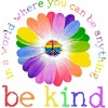 Men's Design By Humans In A World Where You Can Be Anything Be Kind Lgbt By DragonTee T-Shirt - White - 3X Large - 2 of 2