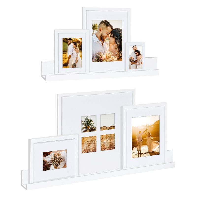 8pc Gallery Frame Box Set White - Kate &#38; Laurel All Things Decor, 3 of 10