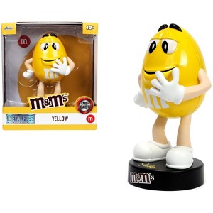 Yellow M&M's 5.25" Diecast Figurine "Metalfigs" Series by Jada - 1 of 3