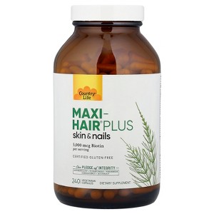 Country Life Maxi-Hair® Plus, 240 Vegetarian Capsules - 1 of 4