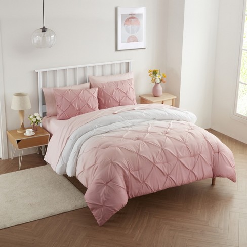 Loralie 7pc Bed In A Bag Comforter Set By Sweet Home Collection™ - Queen,  Blush : Target