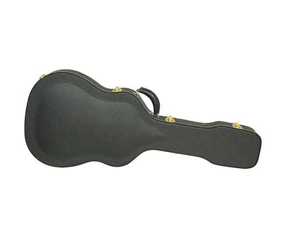 Silver Creek Vintage Archtop 000 Auditorium Acoustic Guitar Case Black