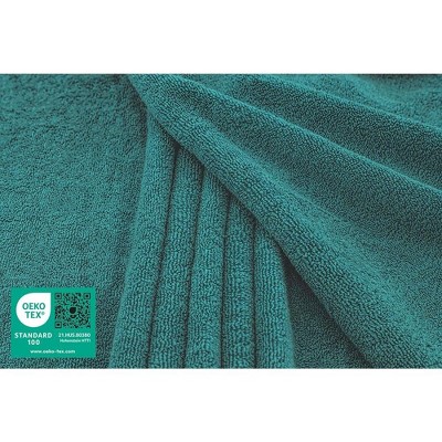 Oversized Teal Turkish Cotton Bath Sheet Towel