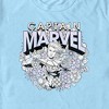 Men's Marvel Floral Carol Danvers T-Shirt - image 2 of 4