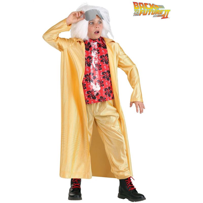 HalloweenCostumes.com Back to the Future 2015 Doc Brown Boy's Costume, 1 of 6