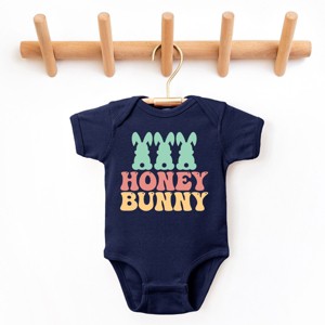 The Juniper Shop Honey Bunny Bunny Tails Baby Short Sleeve Bodysuit - 1 of 4