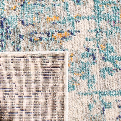 Chic Metro-Mod Grey and Pink Hand-Knotted 8' x 10' Area Rug