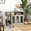 PawHut Dog Crate Furniture with Storage Space, Dog Kennel with Lockable Door, Pet Cage for Large Medium Dogs, 47" x 23.5" x 35" - 3 of 4