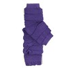 Wrapables Purple Baby Leg Warmers (Set of 3), Ruched, Solid, Dots - image 2 of 4