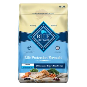 Blue Buffalo Life Protection Formula Natural Puppy Dry Dog Food with Chicken and Brown Rice - 1 of 4