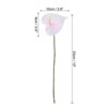 Unique Bargains Artificial Anthurium Lily Flowers for Home Decor 10 Pcs - 2 of 4