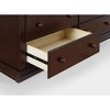 Suite Bebe Riley Universal 6 Drawer Double Dresser - Espresso - 4 of 4