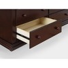 Suite Bebe Riley Universal 6 Drawer Double Dresser - Espresso : Target