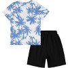 Toddler Boys Set Print Short Sleeve T-Shirt and Shorts Outfit Summer Set Clothing Sets 3-12T - 2 of 4