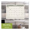 Recycled Wall Calendar, Unruled Blocks, 15 x 12, Sand/Green Sheets, 12-Month (Jan to Dec): 2025 - 4 of 4
