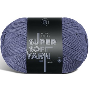 Hearth & Harbor Acrylic Yarn for Crocheting & Knitting - Soft Yarn for Crocheting, 370 Yards Knitting Yarn, Medium Worsted Weight Yarn 4 - 1 of 4