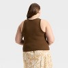 Women's Slim Fit Knit Tank Top - A New Day™ - 2 of 4