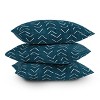 Becky Bailey Mud Cloth Big Arrows Square Throw Pillow Teal - Deny Designs - 4 of 4