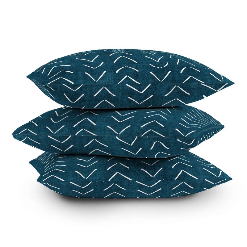 Becky Bailey Mud Cloth Big Arrows Square Throw Pillow Teal - Deny Designs, 5 of 6