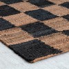 Anji Mountain Carlsen Jute Area Rug Brown/Charcoal - 4 of 4