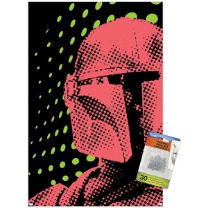 Trends International Star Wars: The Mandalorian: Grogu Street - Mando Unframed Wall Poster Prints - 1 of 4