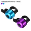 Unique Bargains Aluminum Loud Crisp Clear Sound Mini Bicycle Bells 2 Pcs - 3 of 4
