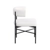Meridian Furniture,Rivage Durable Linen Textured Fabric Dining Chair, Set of 2 - 4 of 4