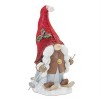 Christmas Winter Gnome on Skis Figurines – 6.75"H Resin Holiday (Set of 4) by Melrose - 2 of 4